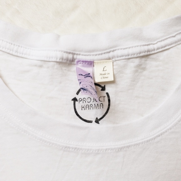 Project Karma White Short Sleeve Size Large - Picture 4 of 4